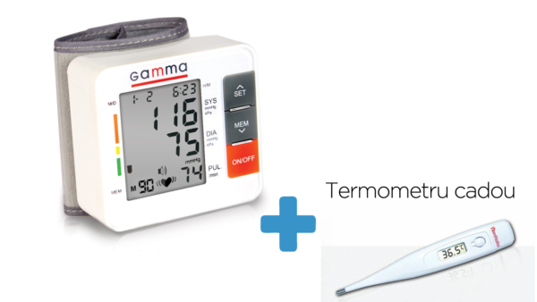 Tensiometru digital de incheietura Gamma Active - Tehnicomed.ro
